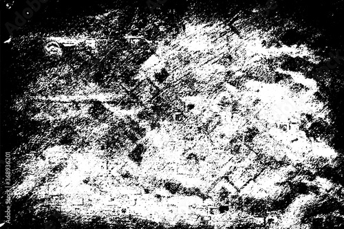 Dirty grunge background. The monochrome texture is old. Vintage worn pattern. The surface is covered with scratches