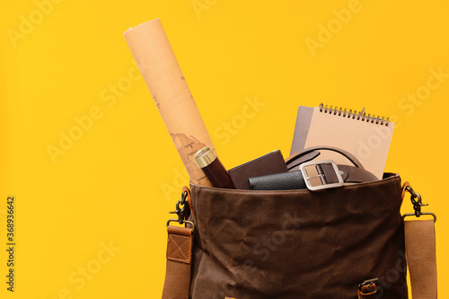 Set of travel accessories o...