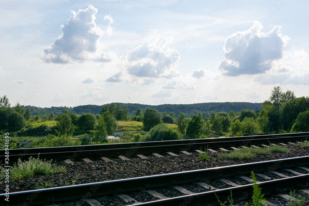 The old railway outside the city.