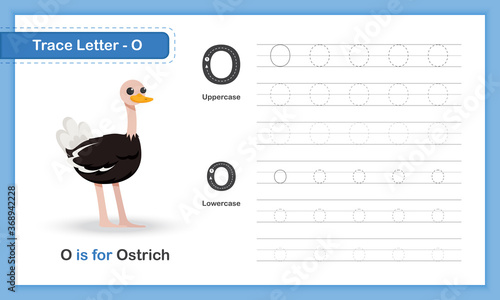 Trace Letter-G : A-Z Animal, Hand Writing Practice Book