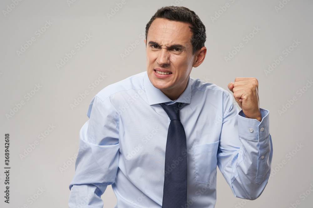 aggressive businessman problems at work successful leader aggressive businessman problems at work successful leader