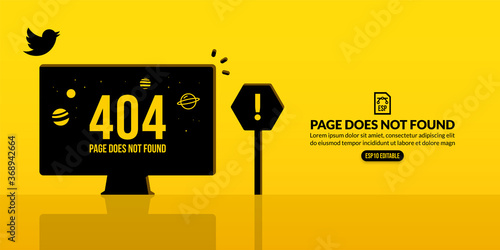 Lost connection background, 404 error page not found