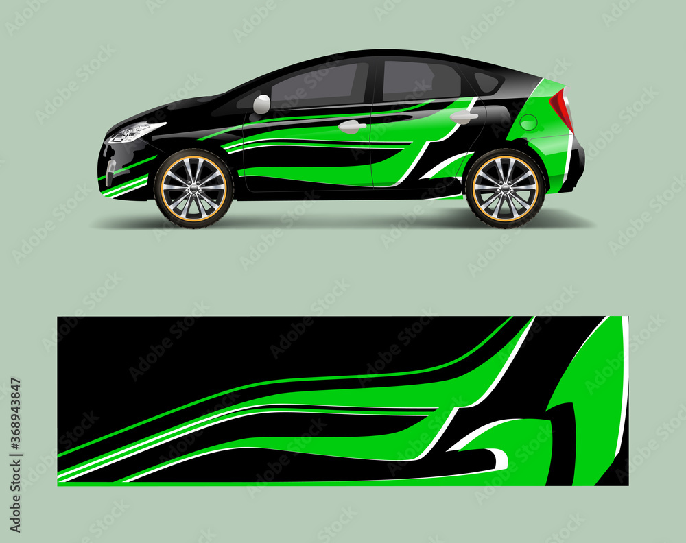 Company branding Car decal wrap design vector. Graphic abstract shapes designs company car Company branding Car decal wrap design vector. Graphic abstract shapes designs company car