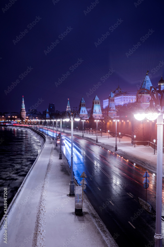 Obraz premium city at night country