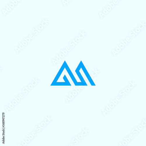 GM mount logo icon silhouette vector