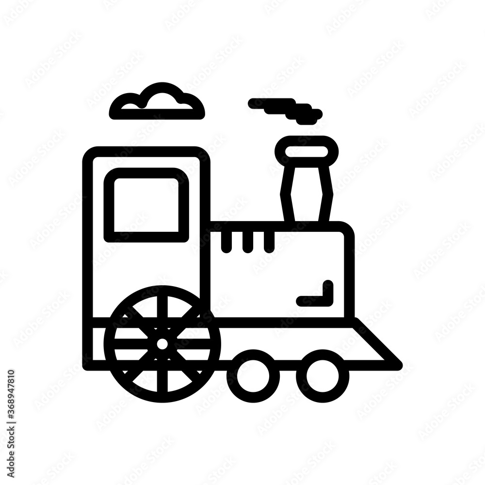 train icon isolated on white background. vector illustration in line style. EPS 10 train icon isolated on white background. vector illustration in line style. EPS 10