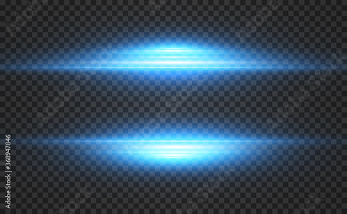 Glowing neon lines on a transparent background. Abstract digital design.