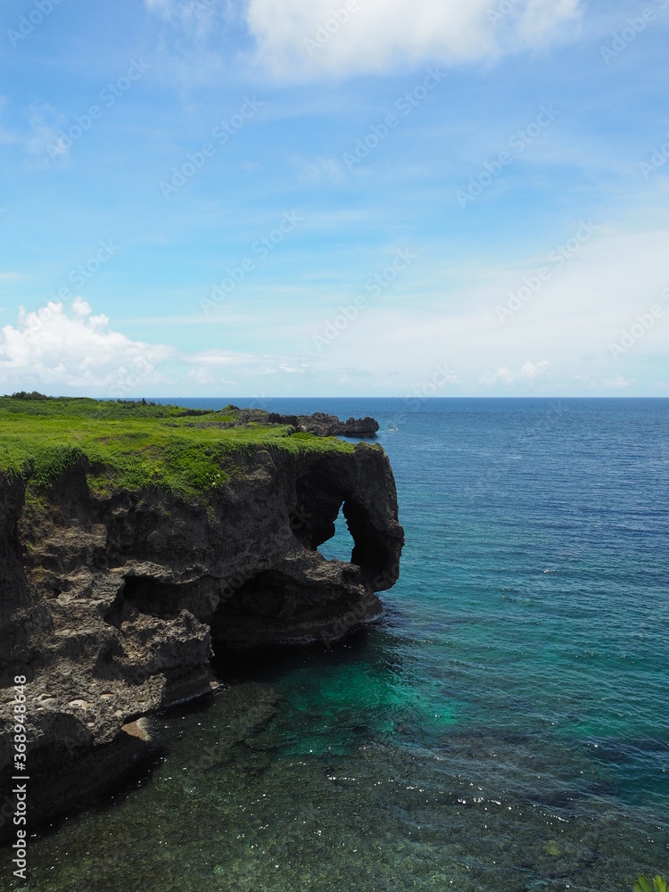 Fototapeta premium Manza Cape in okinawa, JAPAN