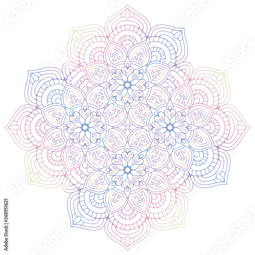 Mandala. Vintage indian decorative elements