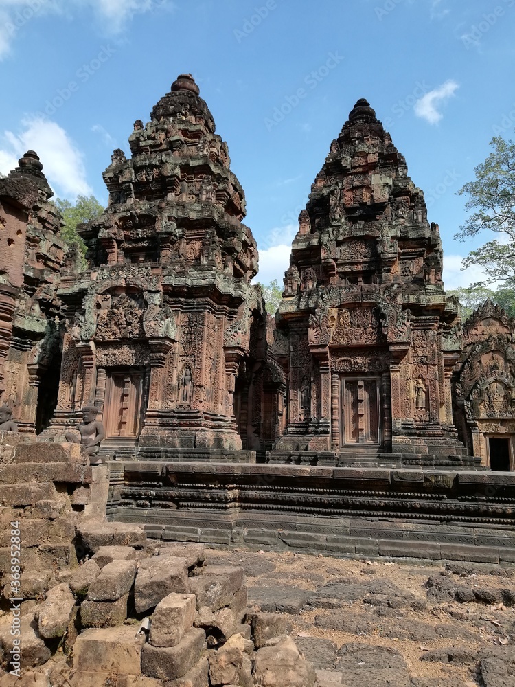 Banteay Srei Temple, Cambodia Attraction.