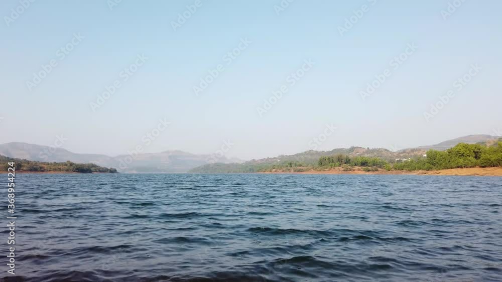 The reservoir of drinking water supply in Indian dam The reservoir of drinking water supply in Indian dam