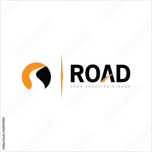 Road Logo, Road Logo Vector Template