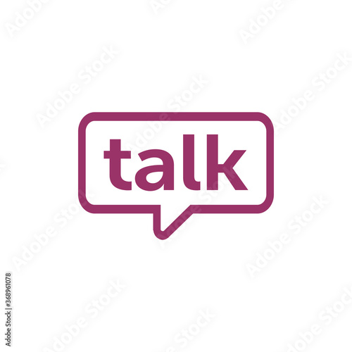Talk Logo Vector 