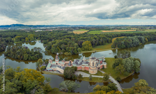 Canvas Print Franzensburg castle in Austria