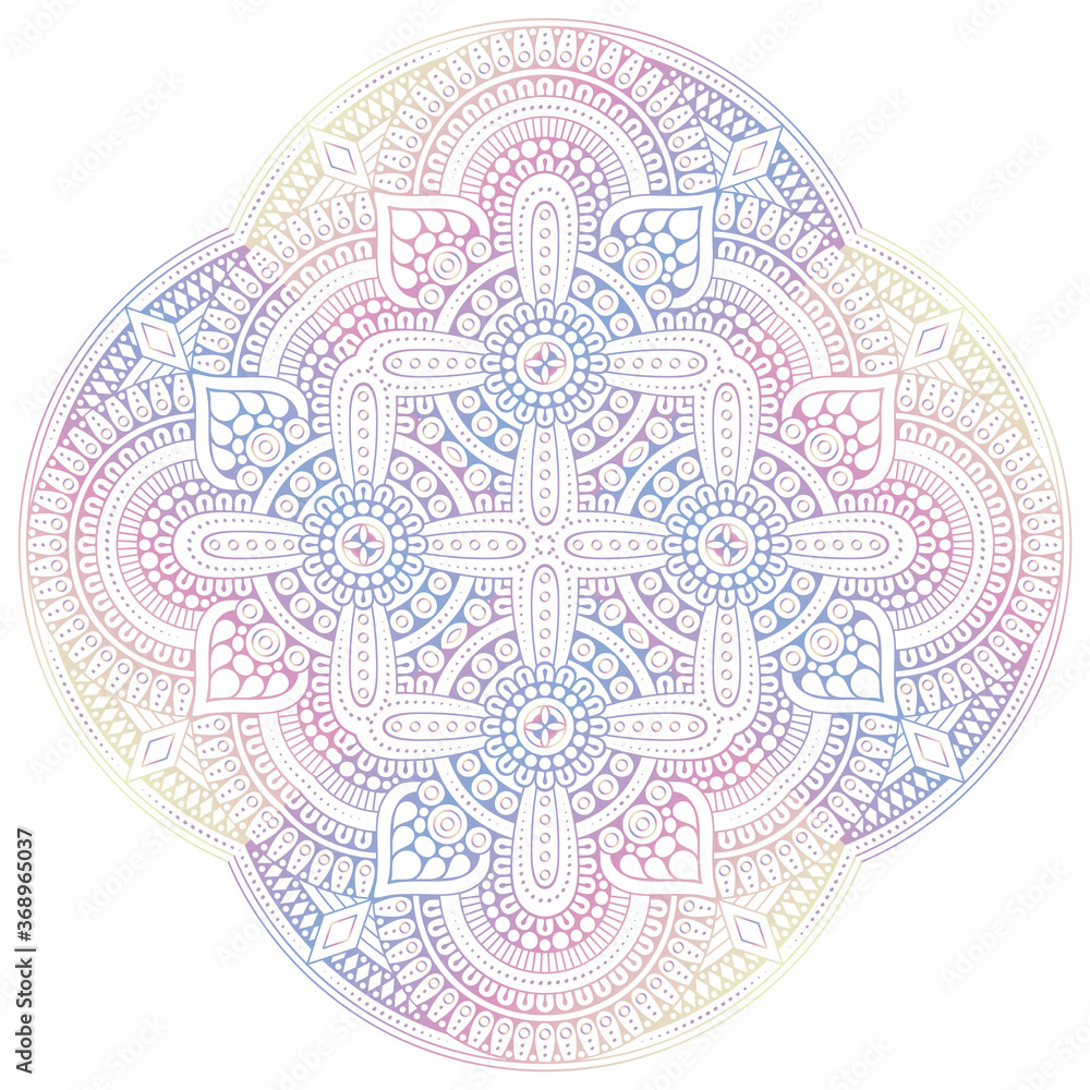 Fototapeta premium Mandala. Vintage indian decorative elements