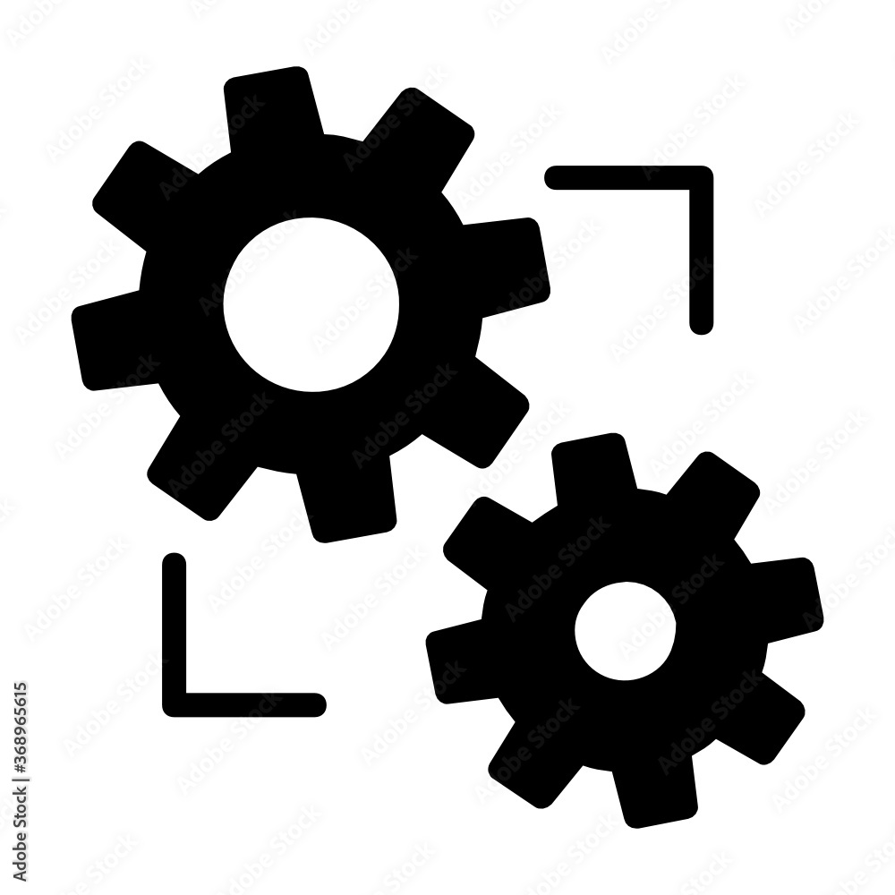 Preference. Sign Gear Sign for settings and preference Concept, Cogwheel Interaction ...