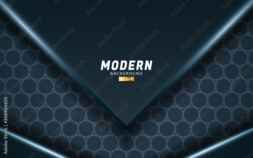 modern premium dark green vector background with glow line. modern premium dark green vector background with glow line.
