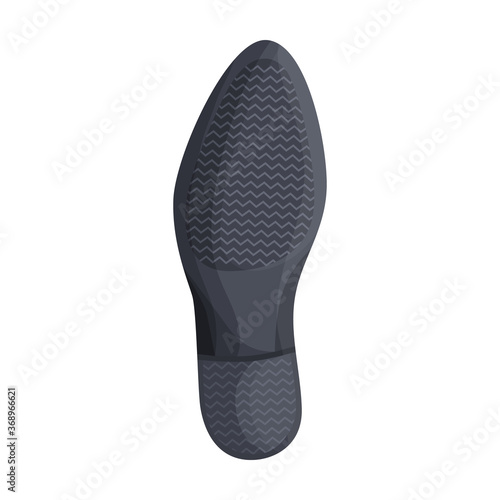 Footprint vector icon.Cartoon vector icon isolated on white background footprint.