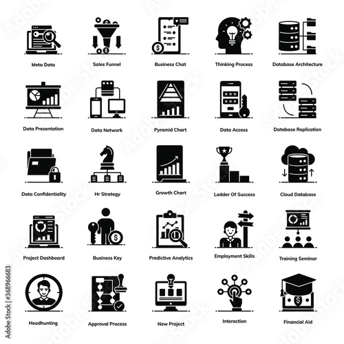 
Business Management in Modern solid Style Pack 
