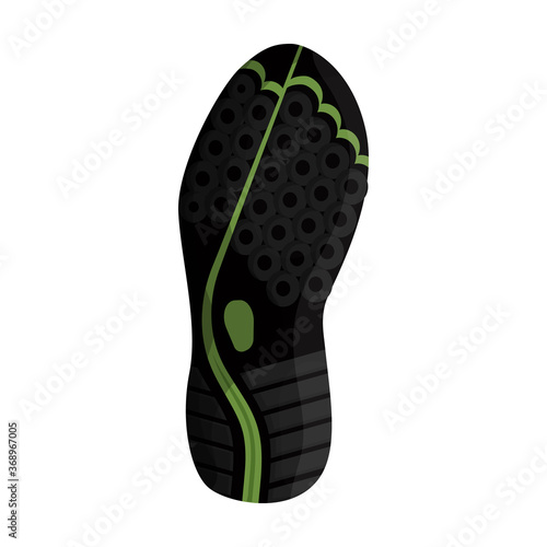 Footprint vector icon.Cartoon vector icon isolated on white background footprint.