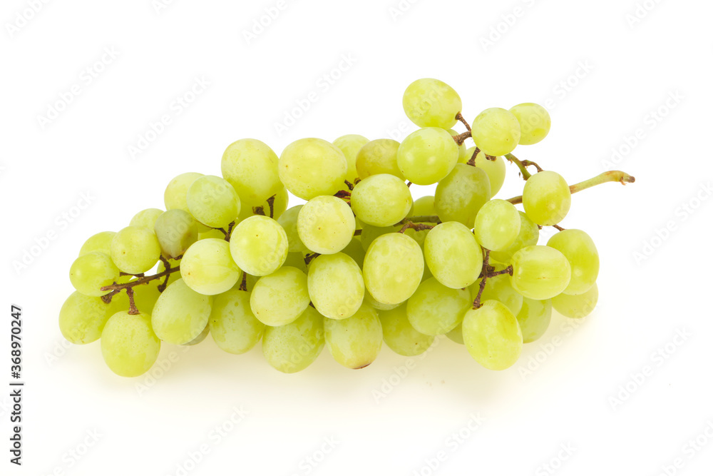 Sweet ripe Green grape branch