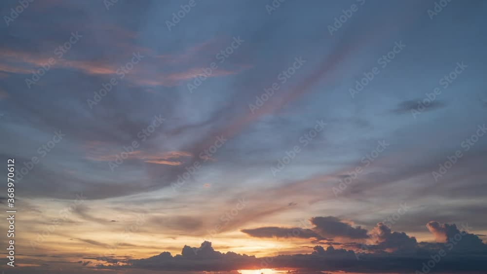 4k Aerial time lapse of Cloud with sunset sky background in Thailand,Cloudscape time lapse background Dark red purple sunset sky Nature background 4k Aerial time lapse of Cloud with sunset sky background in Thailand,Cloudscape time lapse background Dark red purple sunset sky Nature background