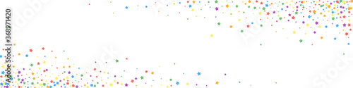 Festive beauteous confetti. Celebration stars. Rai