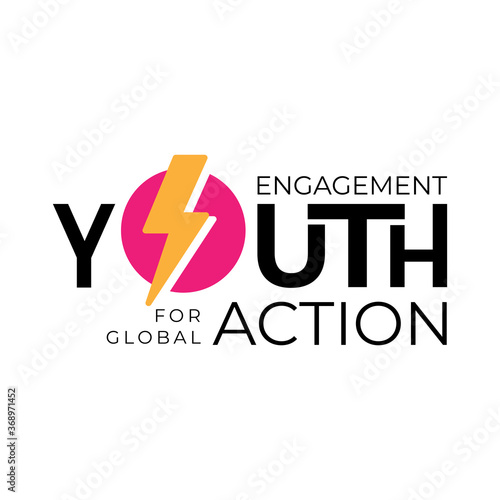 Illustration design for celebrating youth day event