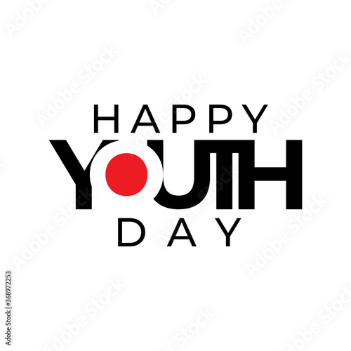 Illustration design for celebrating youth day event
