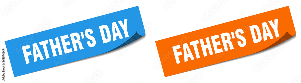 father's day paper peeler sign set. father's day sticker father's day paper peeler sign set. father's day sticker