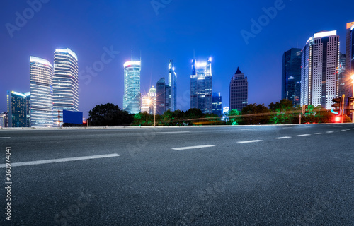 Urban roads and urban modern buildings © 昊 周