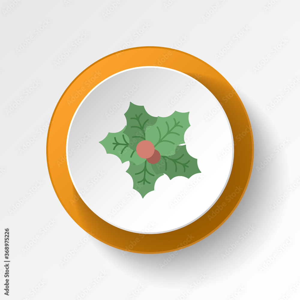 Mistletoe color icon. Elements of winter wonderland multi colored icons. Premium quality graphic design icon Mistletoe color icon. Elements of winter wonderland multi colored icons. Premium quality graphic design icon