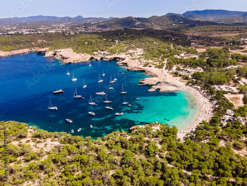 Fototapeta Naklejka Na Ścianę i Meble -  Cala Bassa beach. Ibiza. Spain.