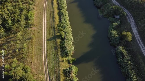 Canal in the Middle of a Field
