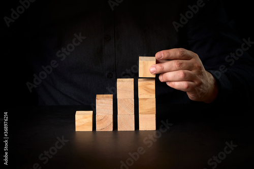 Conceptual image of business determination and ambition.