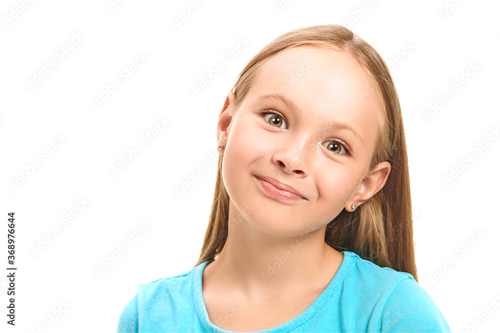 smiling girl portrait