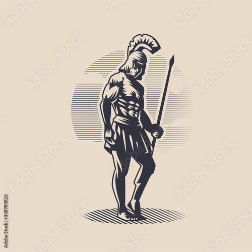 God Ares or Mars. 