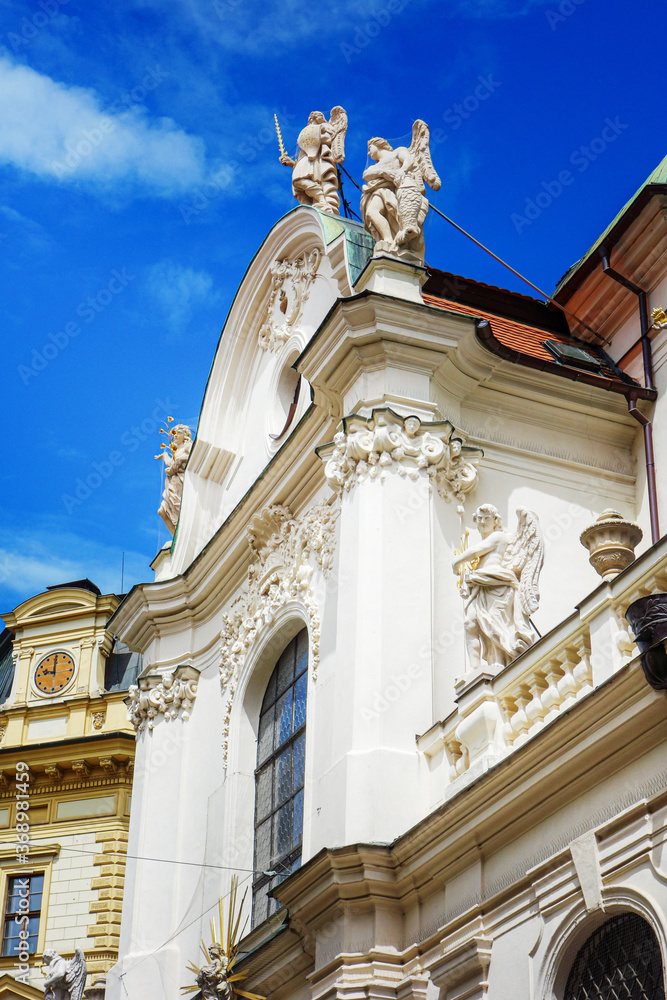 Church in Old Town in Brno, Czech Republic