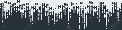 Abstract Rounded Color Lines halftone transition background illustration