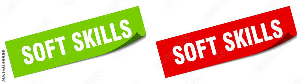 soft skills paper peeler sign set. soft skills sticker soft skills paper peeler sign set. soft skills sticker