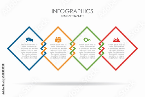 Infographic design template with place for your data. Vector illustration.
