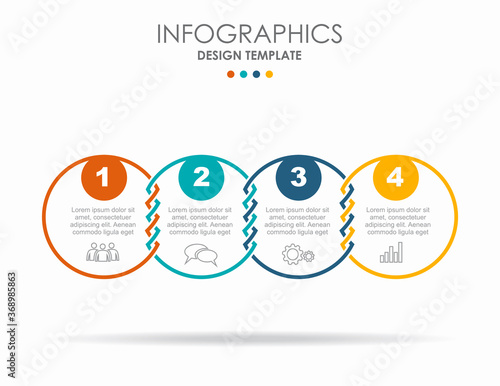 Infographic design template with place for your data. Vector illustration.