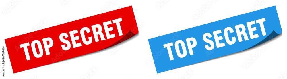 top secret paper peeler sign set. top secret sticker top secret paper peeler sign set. top secret sticker