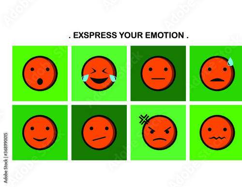 Kind expressions of emoji, smiley