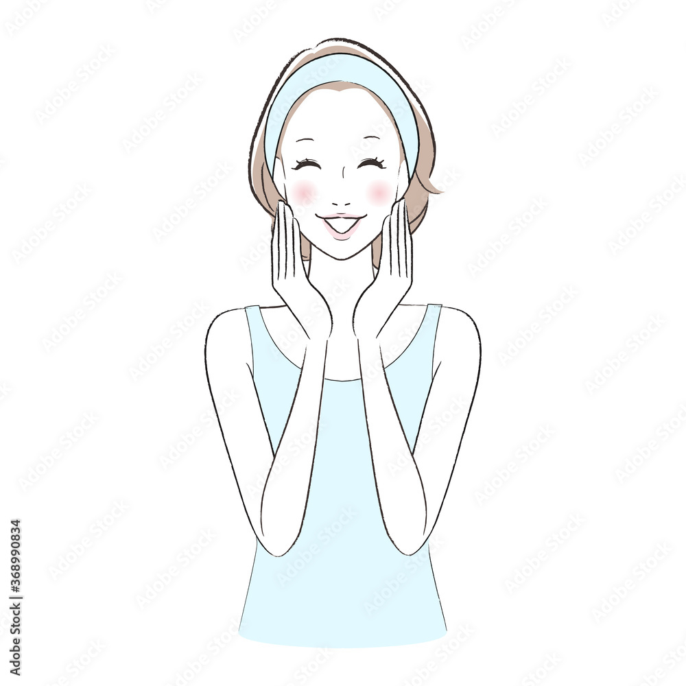 笑顔の女性 美容イメージ