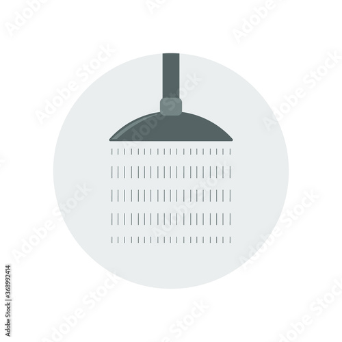 Shower Icon vector, filled flat sign, solid pictogram isolated on white background eps. 10