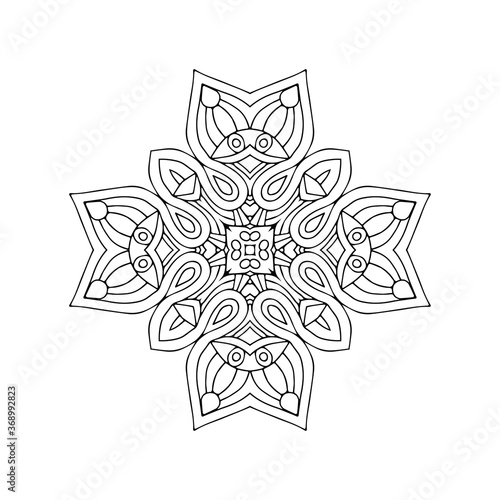 Mandala. Vintage indian decorative elements