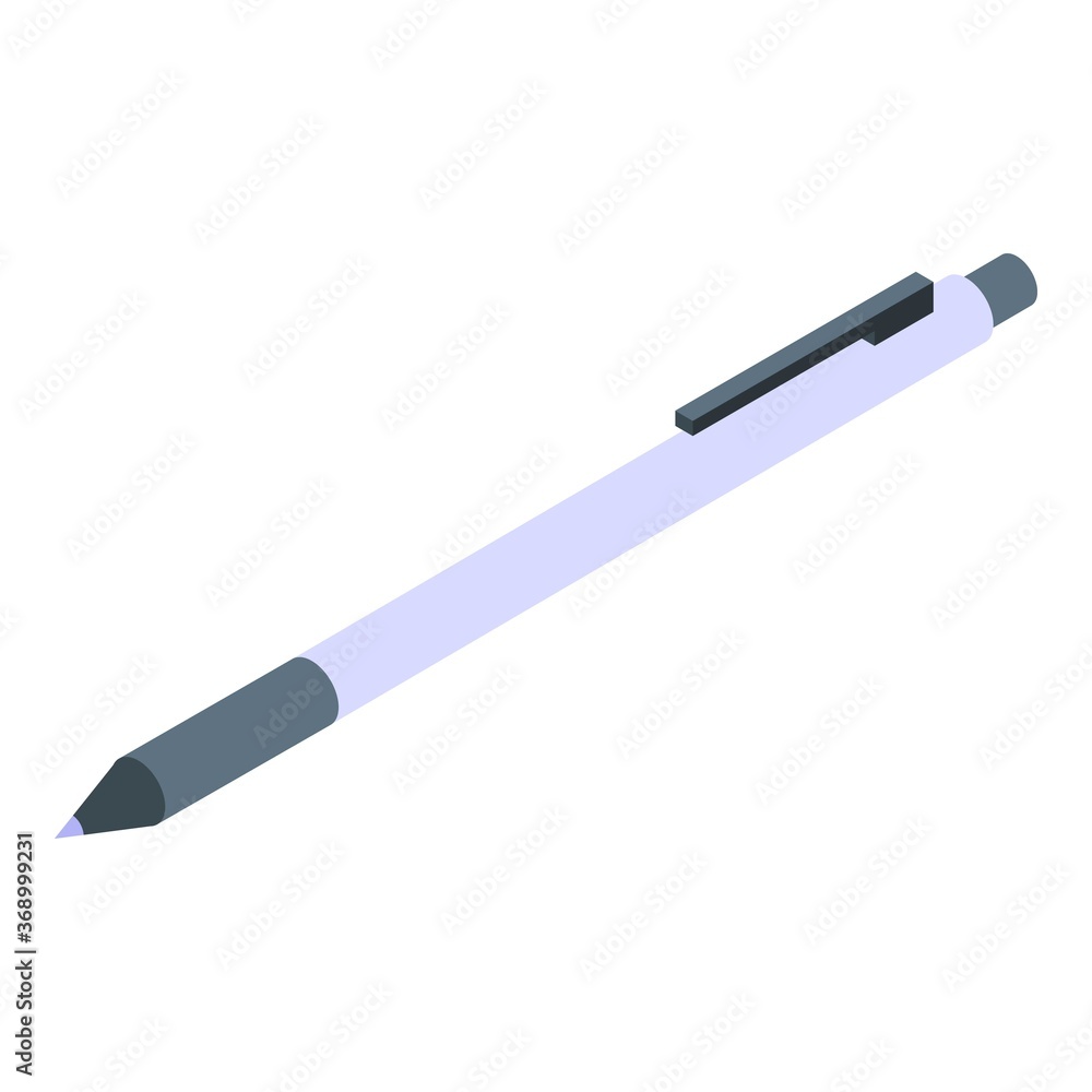 Inclusive education pen icon. Isometric of inclusive education pen vector icon for web design isolated on white background Inclusive education pen icon. Isometric of inclusive education pen vector icon for web design isolated on white background