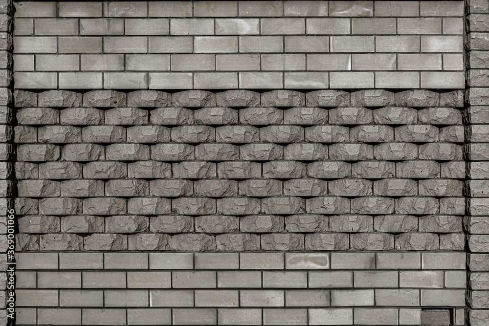 Fototapeta premium seamless rock stone brick wall texture gray background high resolution