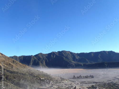 The valley from Mount Bromo East Java Indonesia